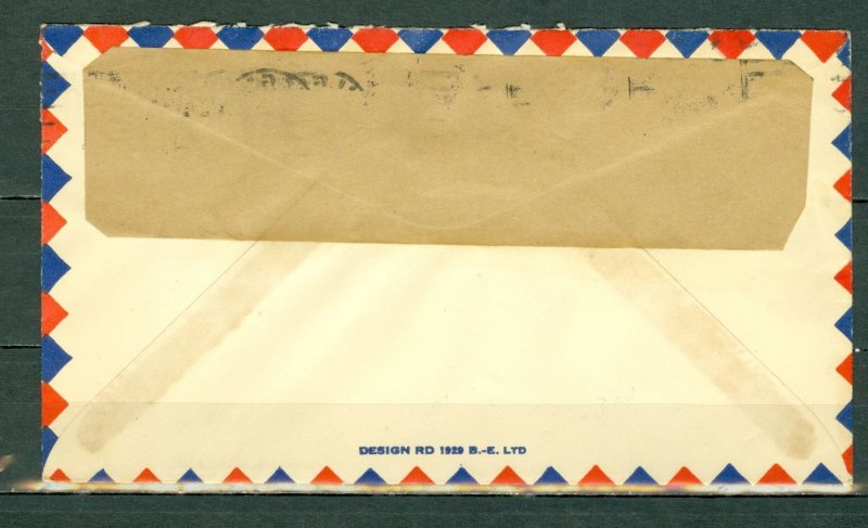CANADA 1939 PRIVATE AIRMAIL COVER CALGARY  to US...#C2