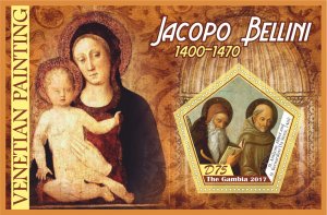 Stamps Art. Painting Jacopo Bellini 6 sheets perforated MNH** 2017 year