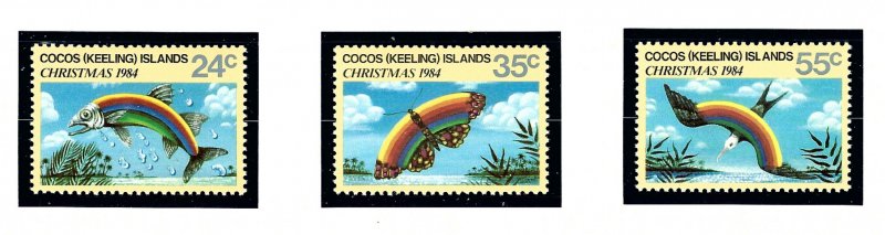 Cocos Is 122-24 MNH 1984 Christmas