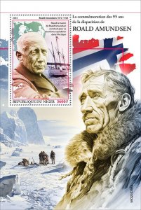 NIGER - 2023 - Raoul Amundsen - Perf Souv Sheet - Mint Never Hinged