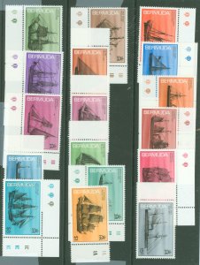 Bermuda #482-498  Single (Complete Set)