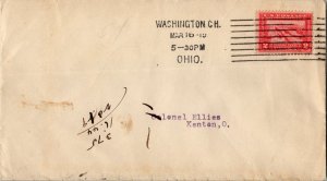 United States Ohio Washington C.H., Ohio 1915 Columbia Machine Type K8  2c Pa...