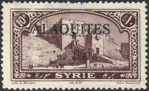 Alaouites #36  Unused MHR - 10p Stamp of Syria Ovptd ALAOUITES (1925)