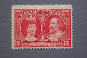 Canada #98 2 Cent Quebec Centenary 1908 CV $27.50