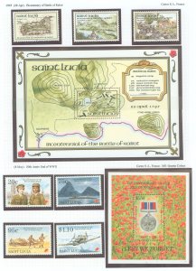 St. Lucia #1014-1022 Mint (NH) Single (Complete Set) (Military)