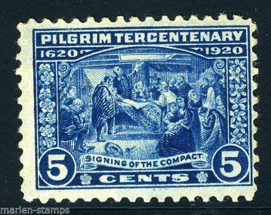 UNITED STATES SCOTT# 550 PILGRIMS MINT NEVER HINGED SMALL GUM DIST AS SHOWN 