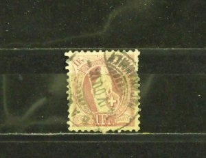 10969   Switzerland   Used # 87b                        CV$ 350.00