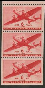 C25a Mint Booklet Pane VF NH