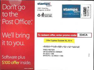 US Stamps.com CD And Stamp.