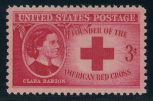 US Stamp #967 Clara Barton 3c - PSE Cert - Superb 98 - MOGNH - SMQ $65.00