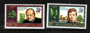 Ascension-Sc#181-2-unused NH set-id2-Winston Churchill-1974-