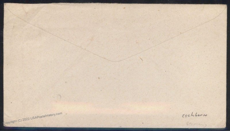 USA WWII APO Airmail Military Mail Cover 93806