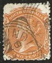 South Australia 106, used,  1895.  (A939)