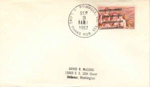 United States Louisiana Parks Rur. Sta. Saint Martinville 1957 4-bar  1954-20...