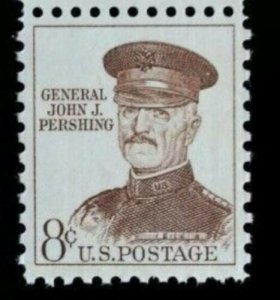 1954-68 John J Pershing Single 8c Postage Stamp, Sc# 1042a or 1214, MNH, OG