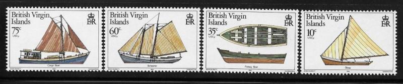 British Virgin islands 1984 Local Boats MNH