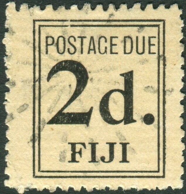 FIJI-1917 2d Black POSTAGE DUE. A fine used example Sg D2