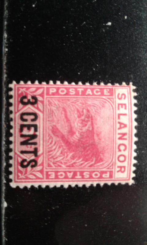  Malaya-Selangor #28 mint hinged h191.3466