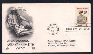 US FDC Sc.# 1910 American Red Cross K95