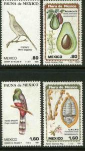 MEXICO 1234-1237, Flora and Fauna MNH