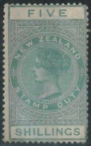 74200b - NEW ZEALAND - REVENUE STAMP: Stanley Gibbons # F49 - New MINT *-