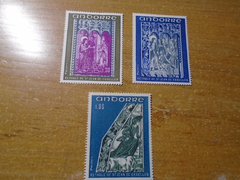 Andorra  French  #  214-16   MH