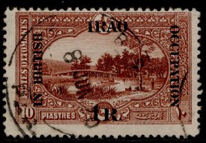 IRAQ GV SG11, 1r on 10pi red-brown, FINE USED.