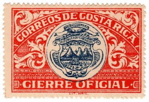 (I.B) Costa Rica Postal : Official Seal