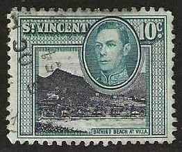 St. Vincent 184, used.  1952. (S1260)