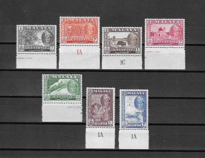 MALAYA/KELANTAN 1961/63 SG 96/102 MNH £45