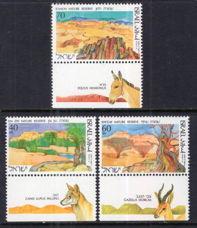 Israel 991-993 With Tabs MNH VF