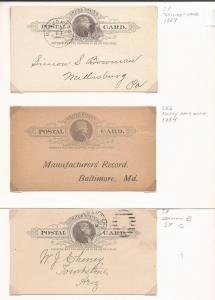 S8 (UX9), Postal Cards