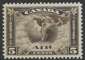 Canada C-2  1936   5 cents vf mint nh
