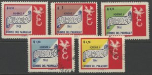 Paraguay 623-7 used Europa (2301A 2031)