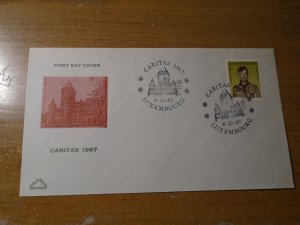 Luxembourg  #  B261    Scouting   FDC