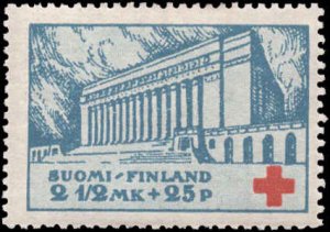Finland #B9-B11, Complete Set(3), 1932, Hinged