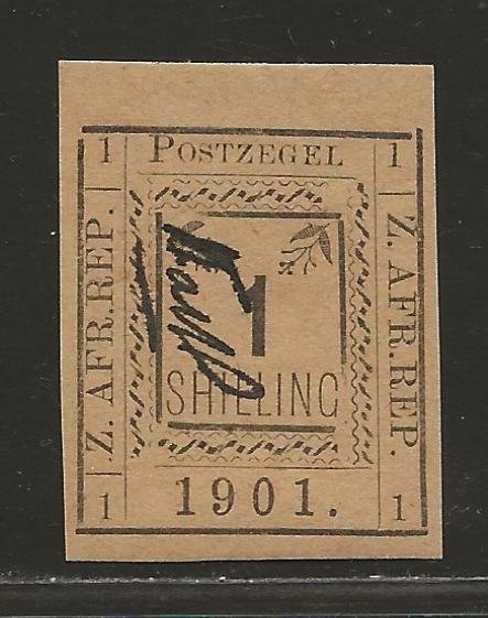 TRANSVAAL SC# 190 (SG#16b)  NO LINE ABOVE LR '1'   VF/MOG