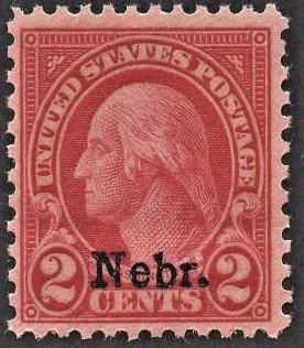 US 671 MNH VF 2 Cent Washington Nebr. Overprint