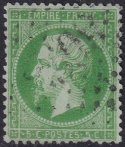 France 1862 Sc 23a used GC cancel