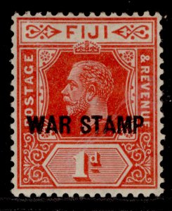 FIJI GV SG139a, 1d bright scarlet, M MINT.