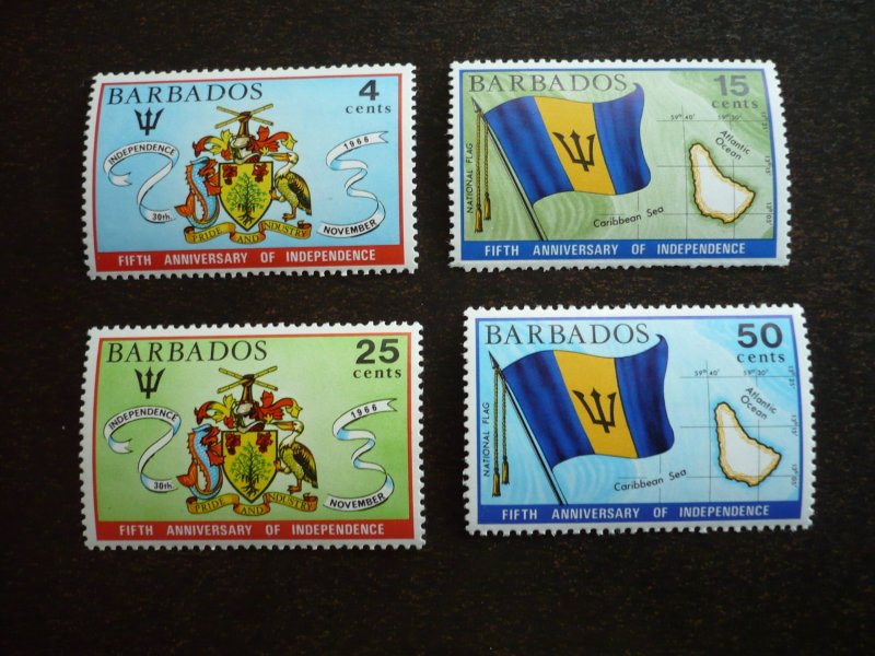 Stamps - Barbados - Scott# 364-367 - Mint Never Hinged Set of 4 Stamps