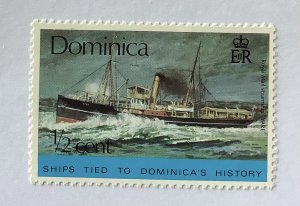 Dominica 1975  Scott 434  MNH - 1/2c,  Royal Mail ship yare
