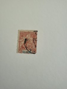 Stamps French Guiana Scott #45 used