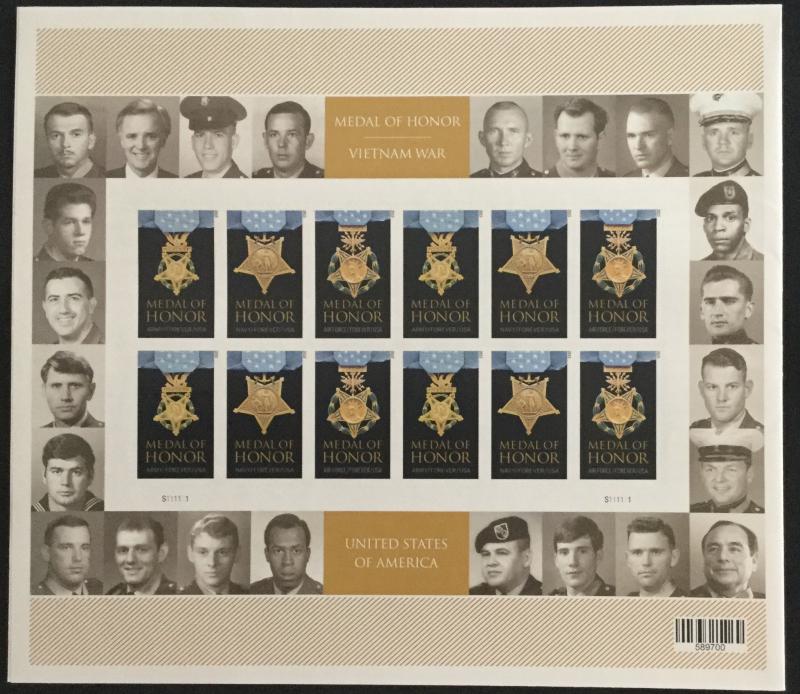 US #4988a MNH Sheet of 24 Medal of Honor Viet Nam War SCV $24.00