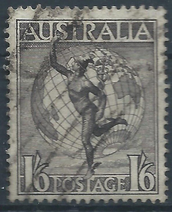 Australia 1949 - 1/6 Hermes watermarked - SG223a used