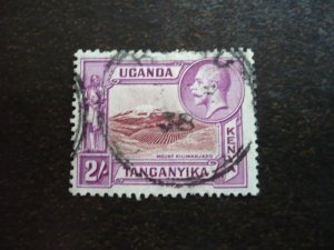 Stamps - Kenya Uganda Tanganyika - Scott# 55 - Used Part Set of 1 Stamp