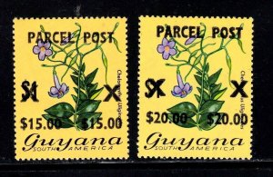 Guyana stamps #Q1 & Q2, MNH OG, complete set,  CV $38.00
