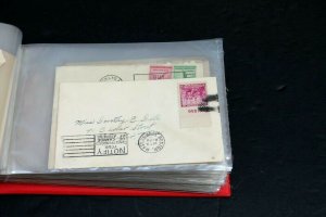 US Stamp Collection 80 Vintage Slogan Cancel Covers 1930's & early 1...