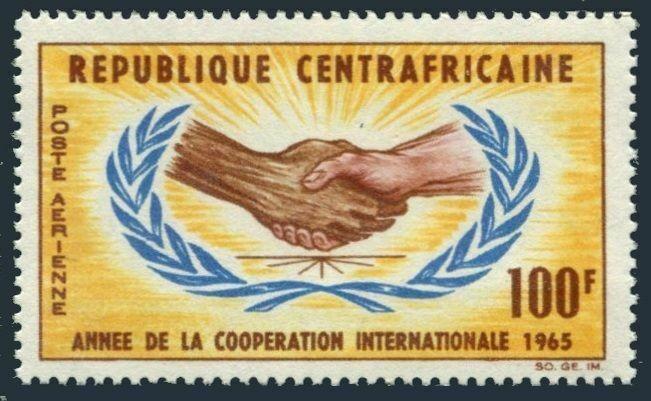 Central Africa C26,MNH.Michel 71. International Cooperation Year ICY-1965.