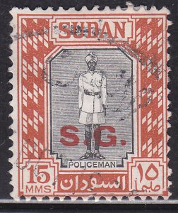 Sudan O50 Sudan Policeman, Official 1951